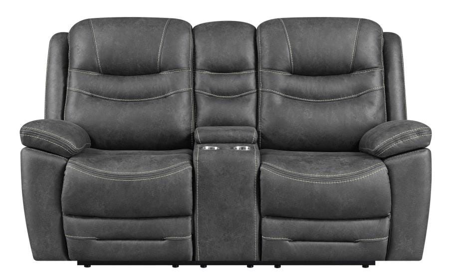 Hemer 2-piece Power^2 Living Room Set Dark Grey