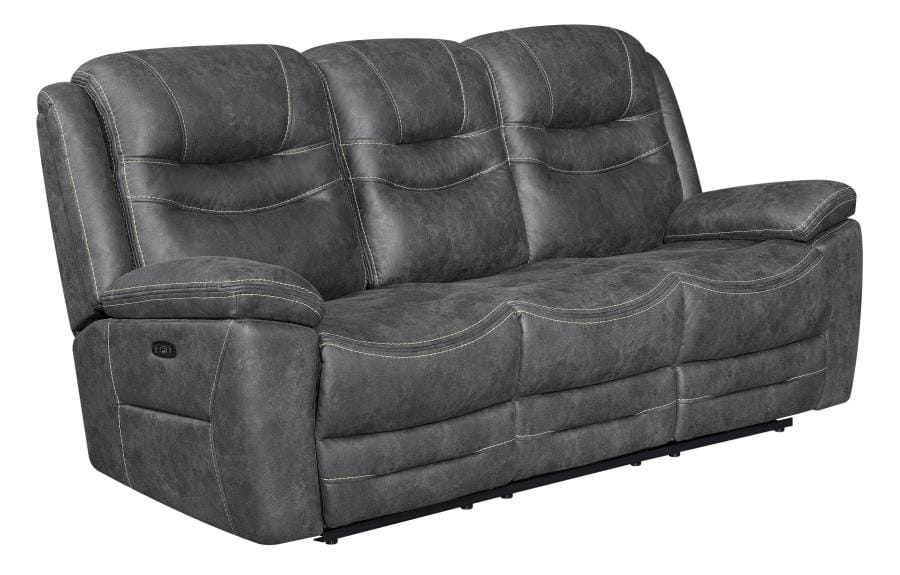 Hemer Upholstered Power^2 Sofa Dark Grey