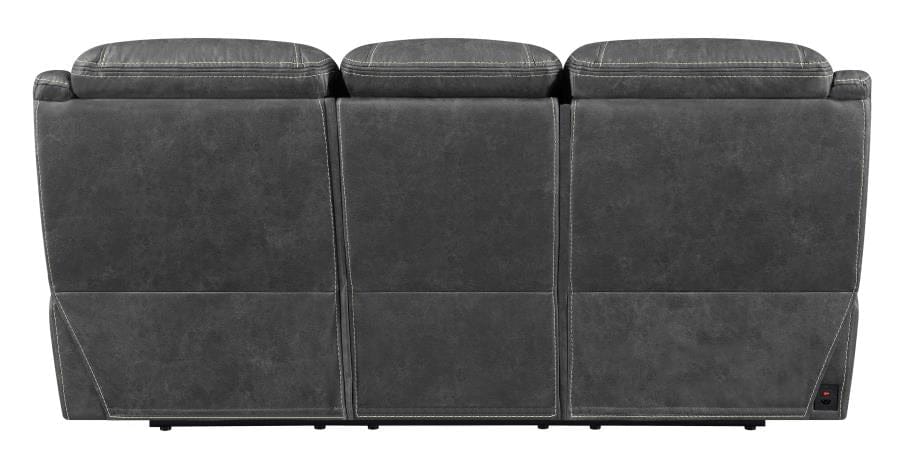 Hemer Upholstered Power^2 Sofa Dark Grey