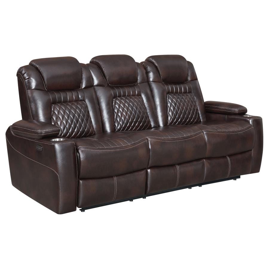 Korbach 3-piece Power^2 Living Room Set Espresso