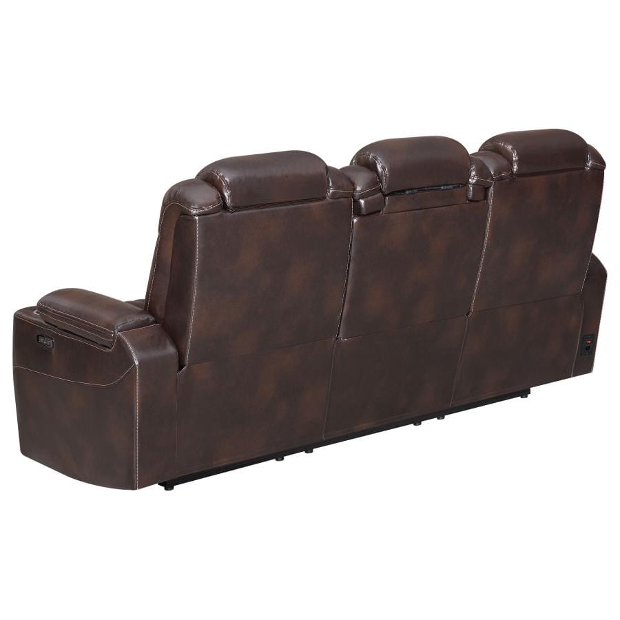 Korbach Upholstered Power^2 Sofa Espresso