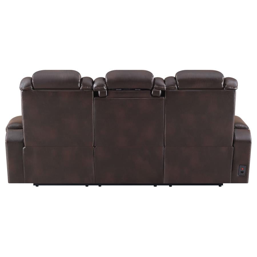 Korbach Upholstered Power^2 Sofa Espresso