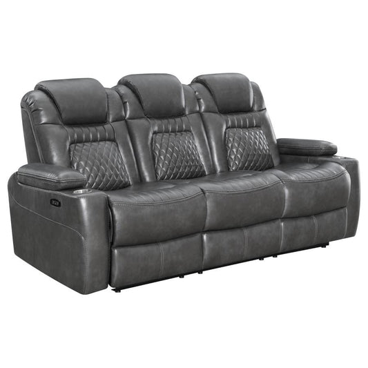 Korbach Upholstered Power^2 Sofa Charcoal