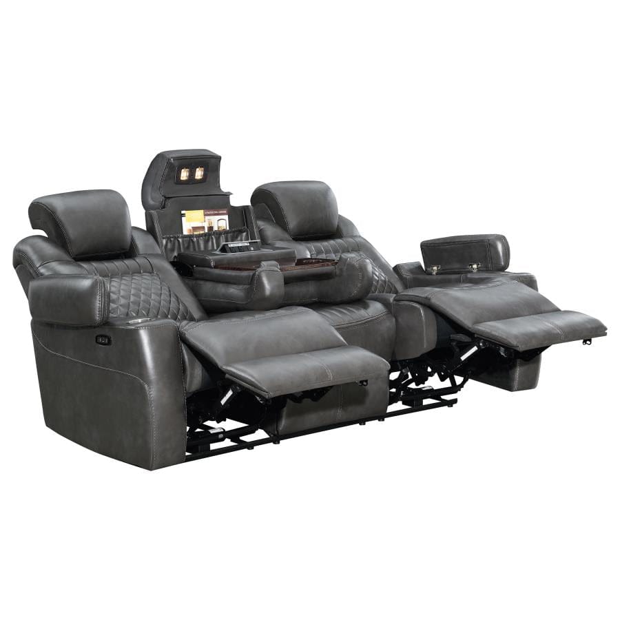 Korbach Upholstered Power^2 Sofa Charcoal