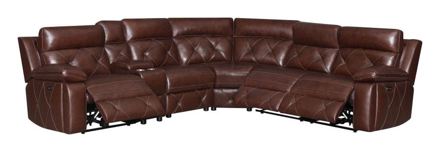 Chester 6-piece Power^2 Sectional Chocolate