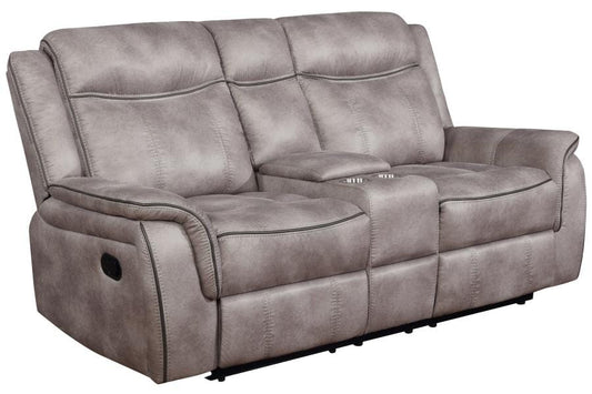 Lawrence Upholstered Tufted Back Motion Loveseat