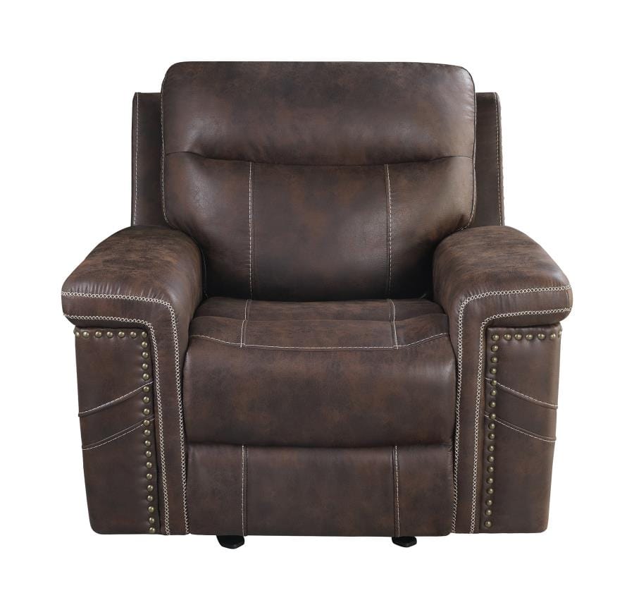 Wixom Power^2 Glider Recliner Brown