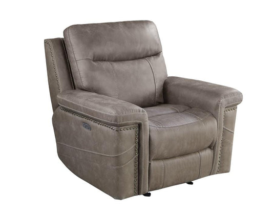 Wixom Power^2 Glider Recliner Taupe