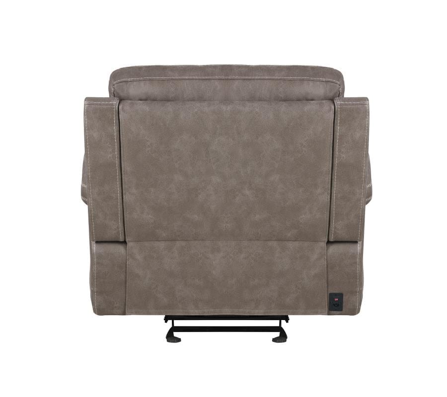 Wixom Power^2 Glider Recliner Taupe