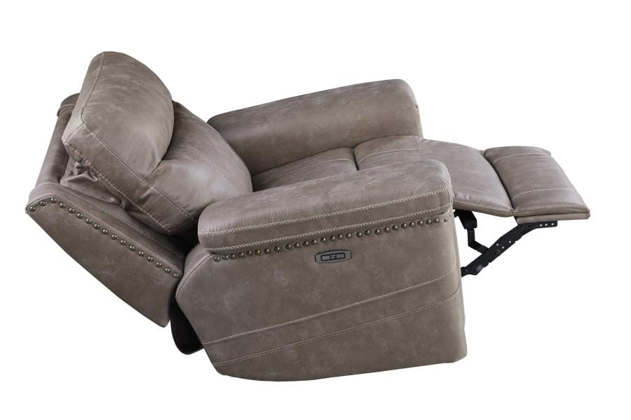 Wixom Power^2 Glider Recliner Taupe