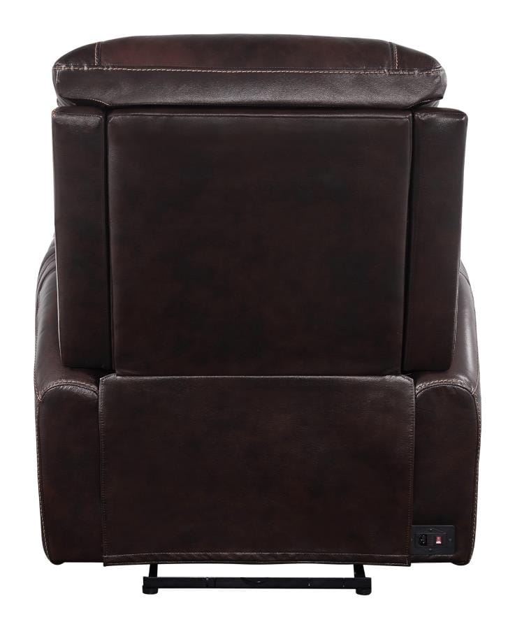 Cushion Back Power^3 Recliner Brown