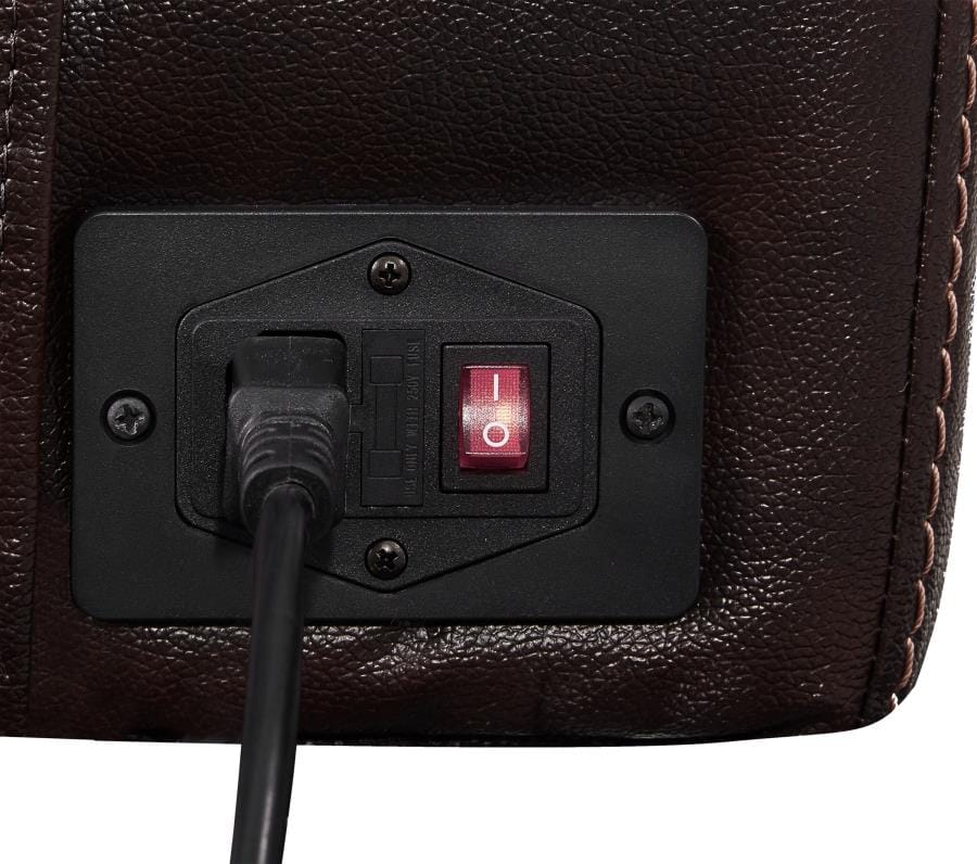 Cushion Back Power^3 Recliner Brown