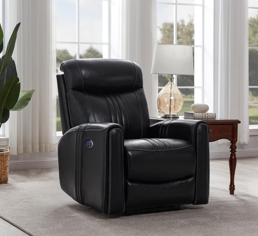 Cushion Back Power^3 Recliner Black