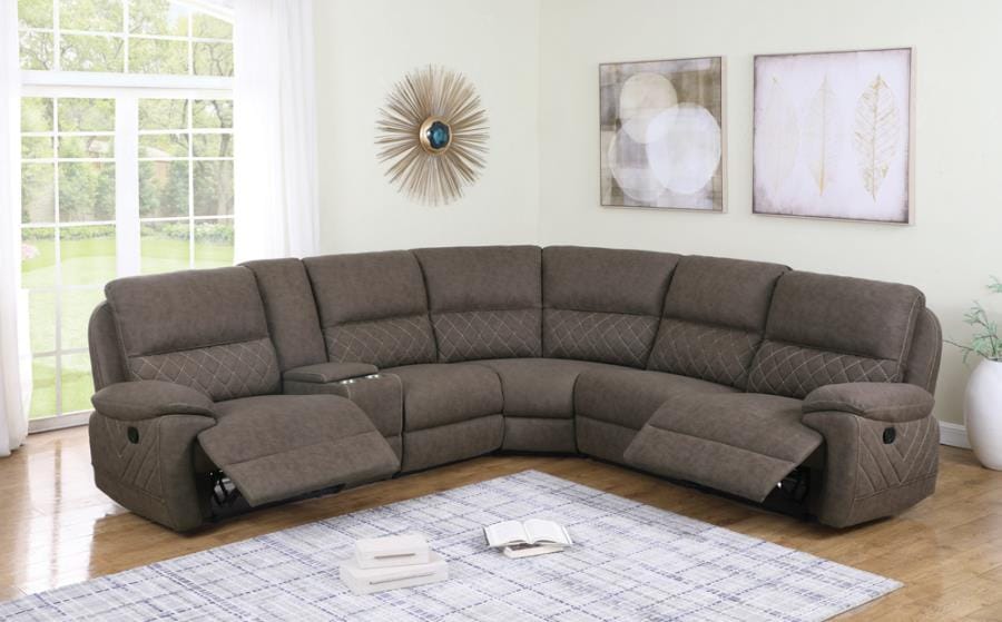 Variel 6-piece Modular Motion Sectional Taupe