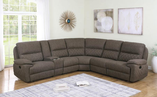 Variel 6-piece Modular Motion Sectional Taupe