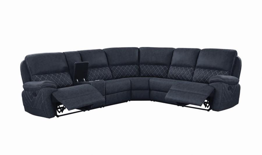 Variel 6-piece Modular Motion Sectional Blue