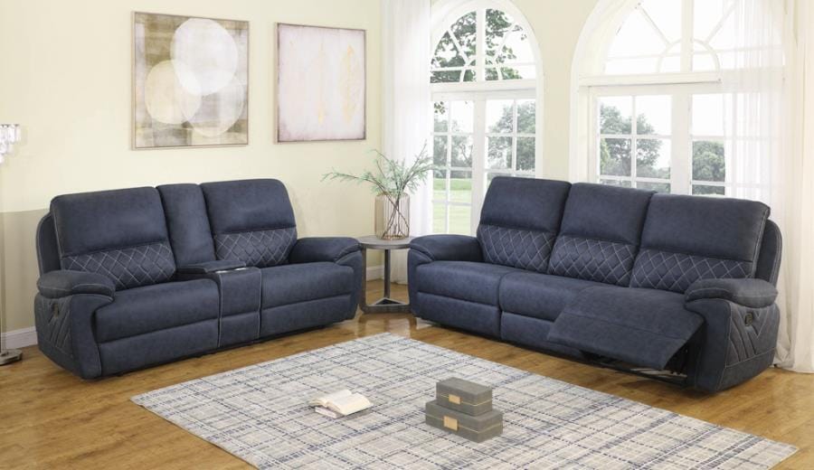 Variel 6-piece Modular Motion Sectional Blue