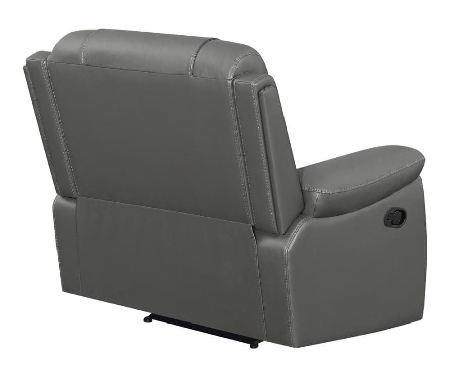 Flamenco Tufted Upholstered Recliner Charcoal