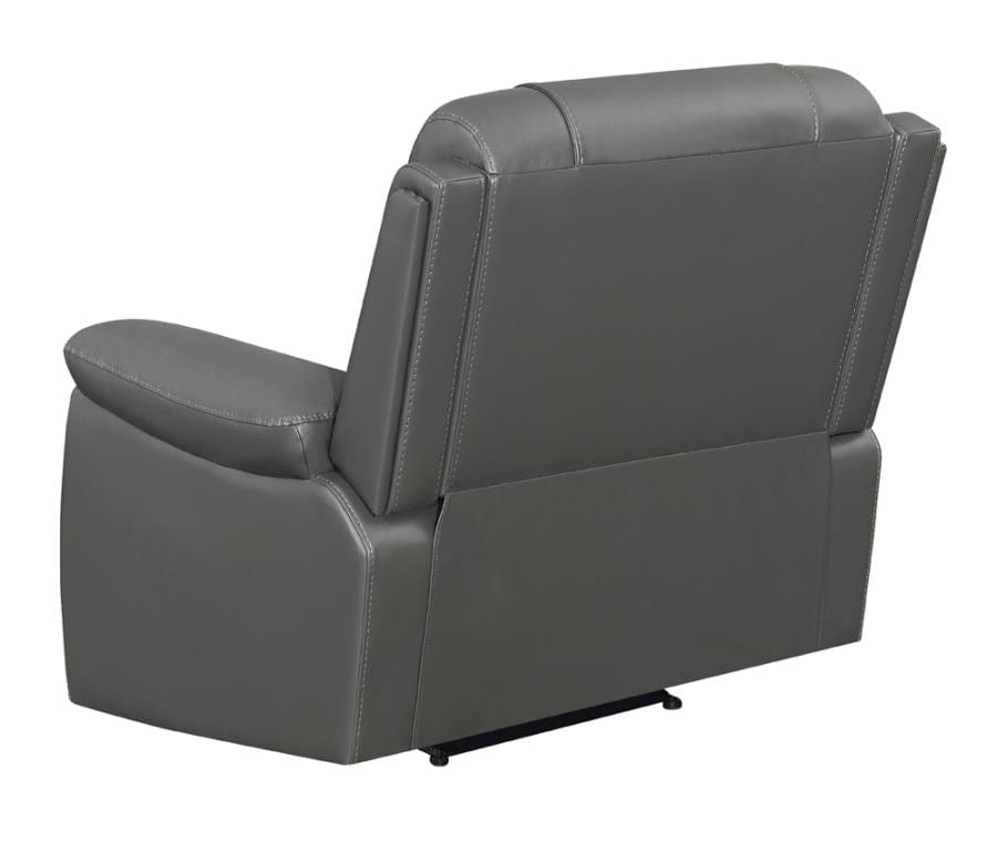 Flamenco Tufted Upholstered Recliner Charcoal