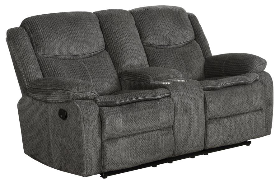 Jennings 2-piece Motion Living Room Set Charcoal