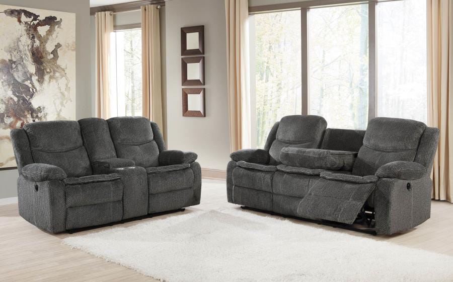 Jennings 2-piece Power Living Room Set Charcoal