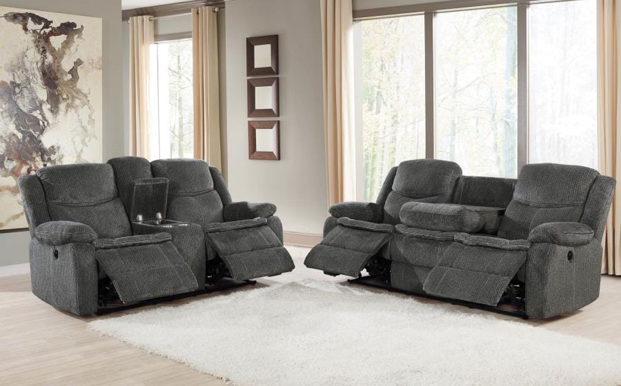 Jennings 2-piece Power Living Room Set Charcoal