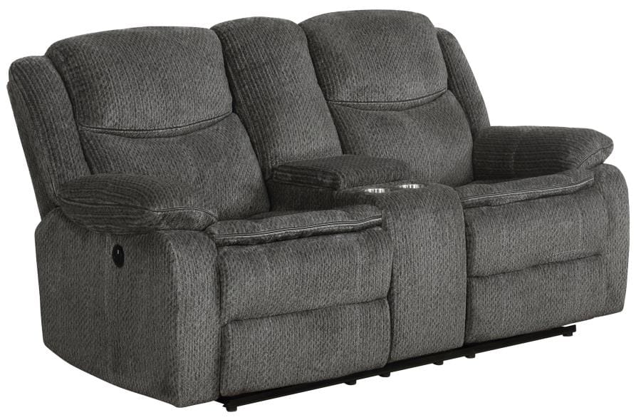 Jennings 2-piece Power Living Room Set Charcoal