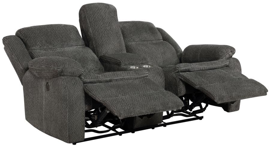 Jennings 2-piece Power Living Room Set Charcoal