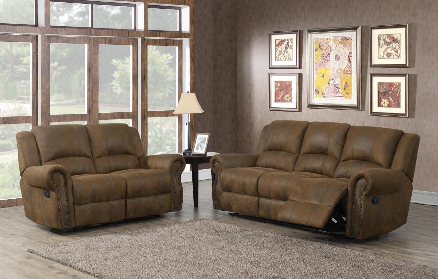 Sir Rawlinson Upholstered Living Room Set Buckskin Brown