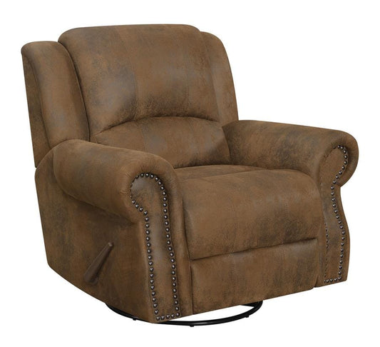 Sir Rawlinson Swivel Rocker Recliner Buckskin Brown