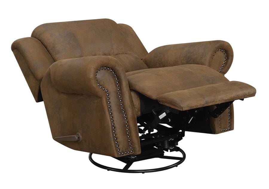 Sir Rawlinson Swivel Rocker Recliner Buckskin Brown