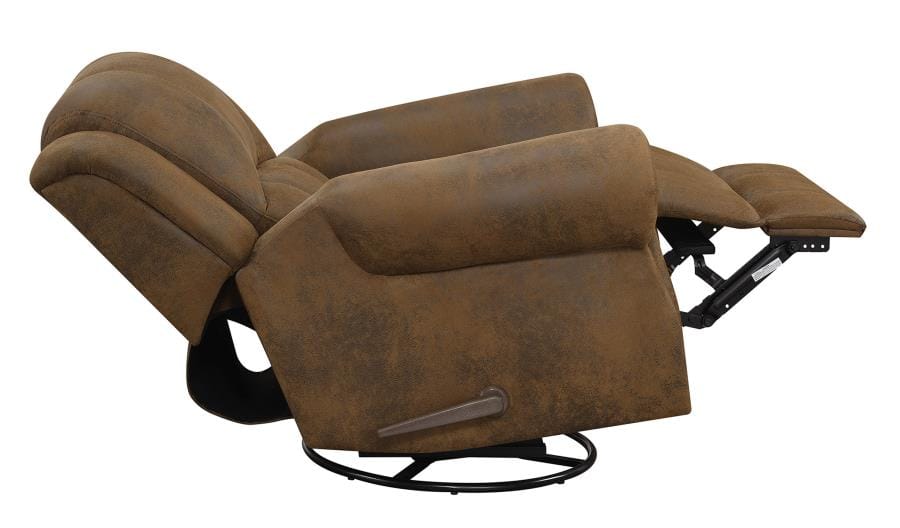 Sir Rawlinson Swivel Rocker Recliner Buckskin Brown