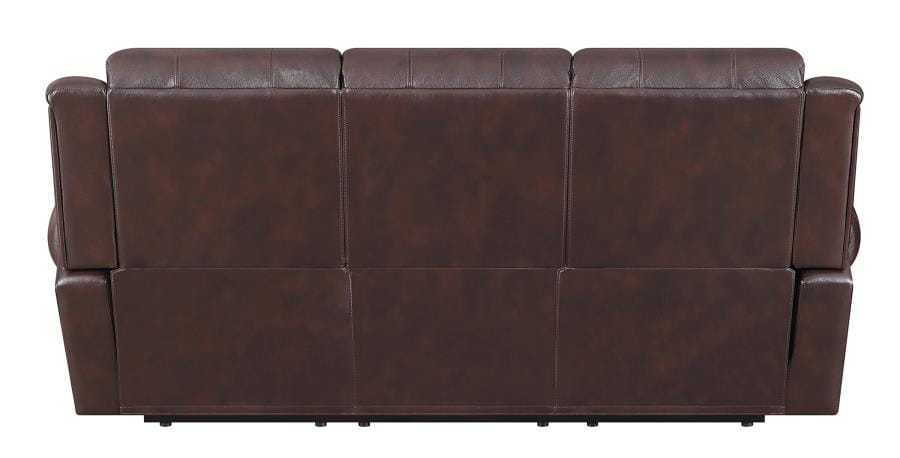 Sir Rawlinson Upholstered Living Room Set Dark Brown