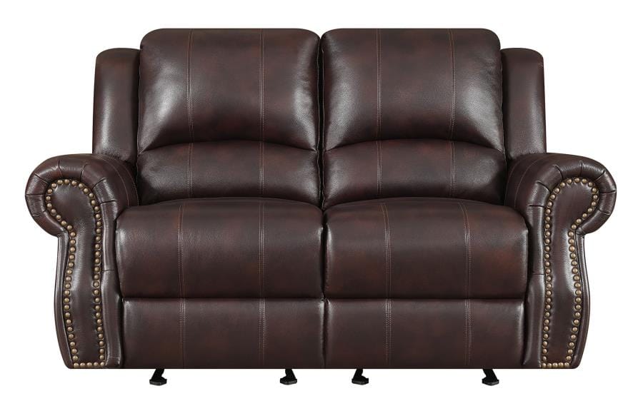 Sir Rawlinson Upholstered Living Room Set Dark Brown