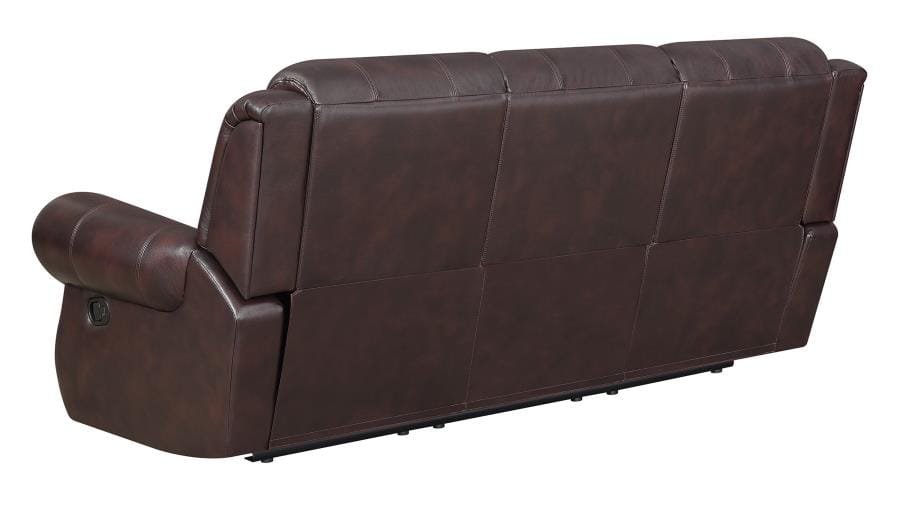 Sir Rawlinson Nailhead Trim Motion Sofa Dark Brown