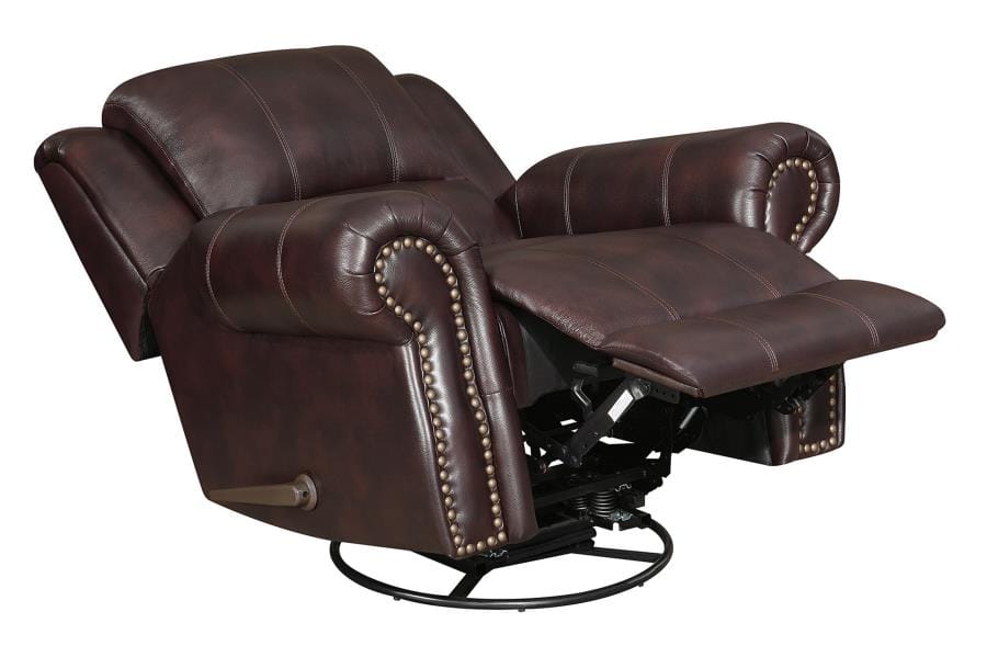 Sir Rawlinson Swivel Rocker Recliner Dark Brown