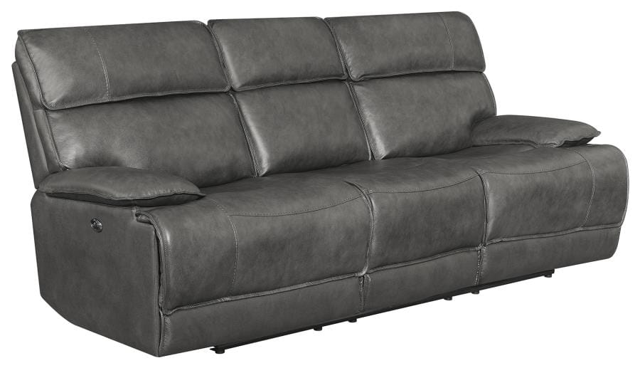 Stanford 2-piece Power Living Room Set Charcoal