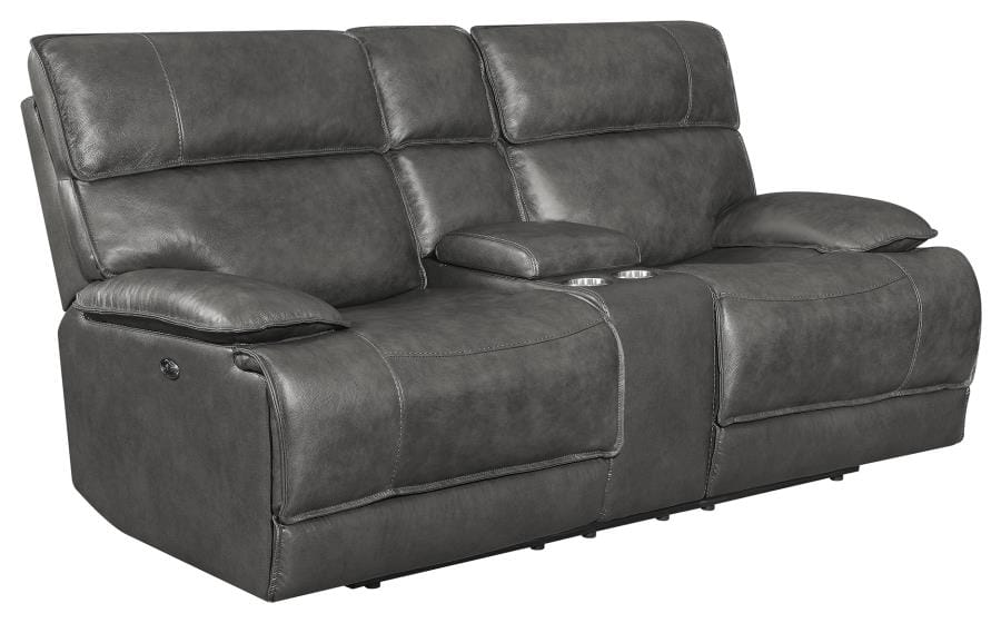 Stanford 3-piece Power Living Room Set Charcoal