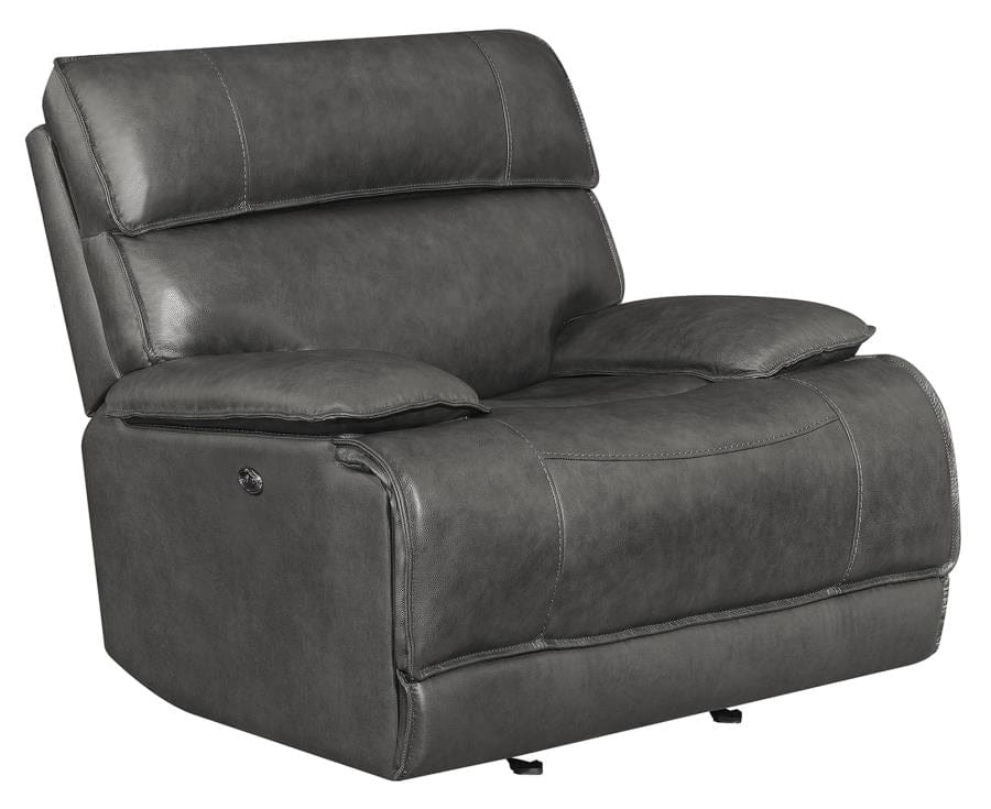 Stanford 3-piece Power Living Room Set Charcoal