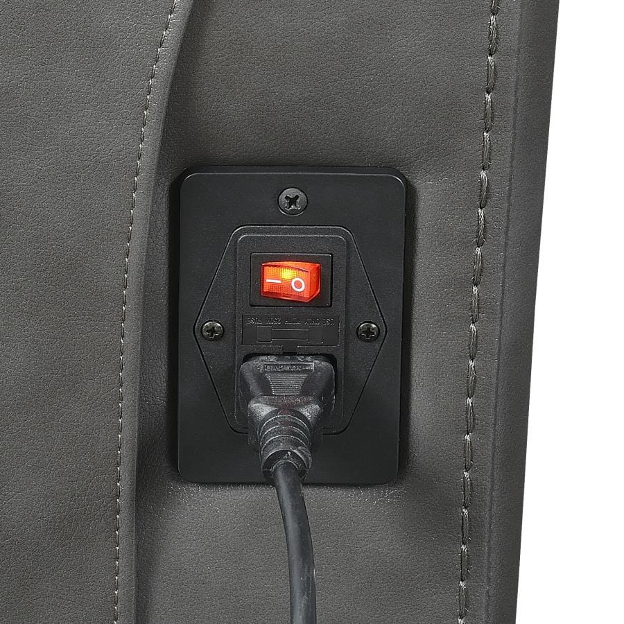 Stanford Cushion Back Power Loveseat Charcoal