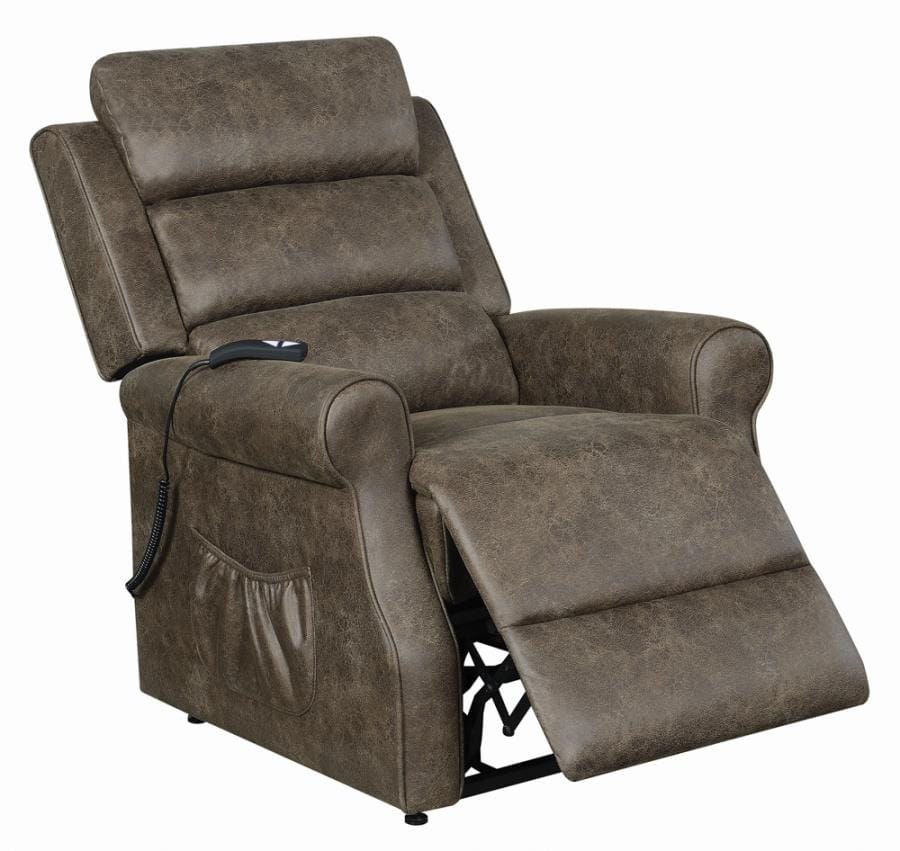 Power Lift Recliner Brown