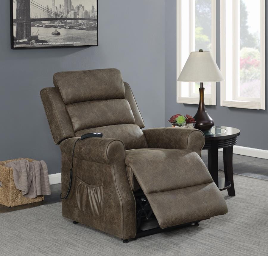 Power Lift Recliner Brown