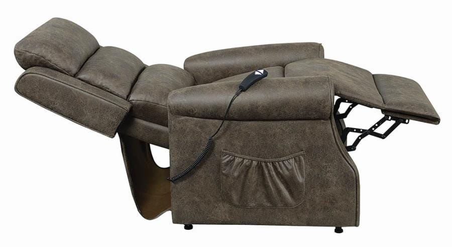 Power Lift Recliner Brown