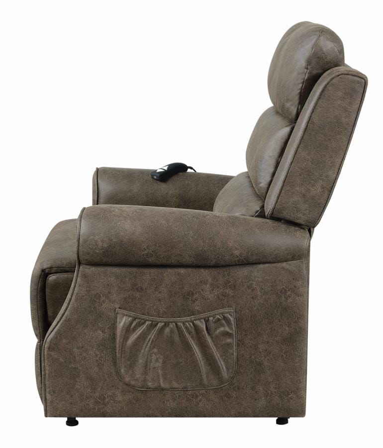 Power Lift Recliner Brown