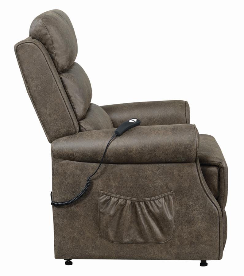 Power Lift Recliner Brown