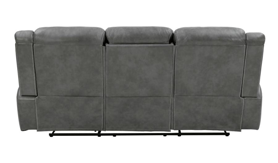 Conrad Upholstered Motion Sofa Cool Grey