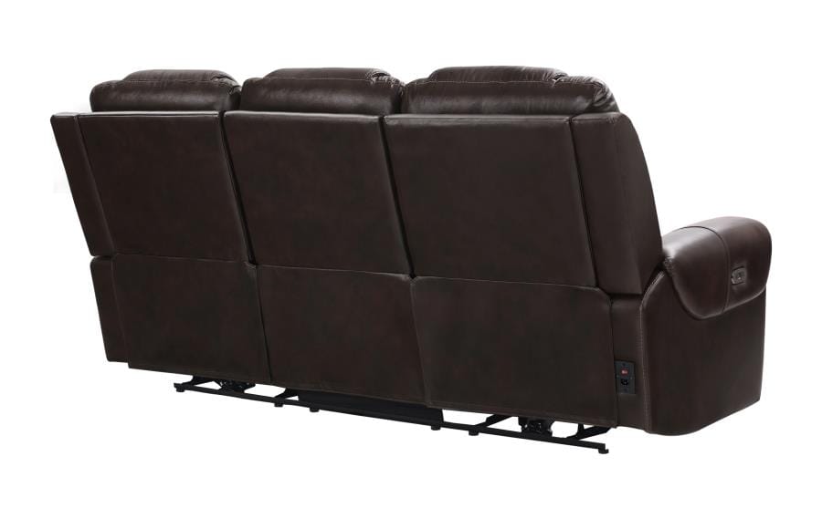 North Cushion Back Power^2 Sofa Dark Brown