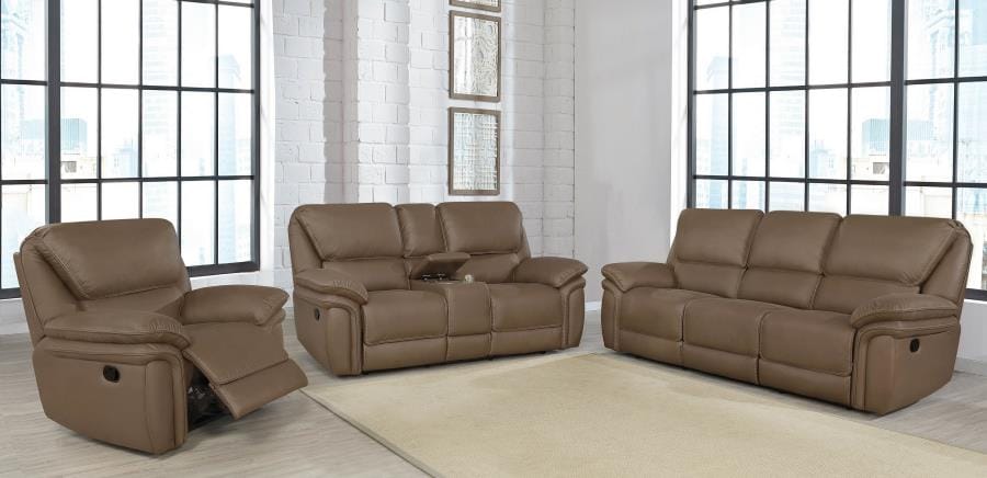 Breton Upholstered Tufted Back Motion Sofa
