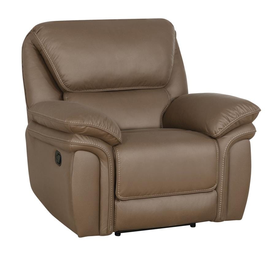 Breton Upholstered Tufted Back Recliner