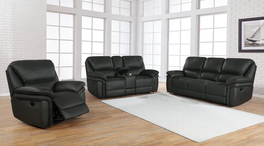 Breton Upholstered Tufted Back Motion Loveseat